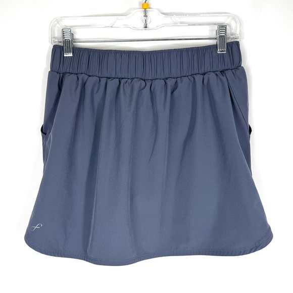 Freely activewear tennis skirt skort hiking yoga athletic athleisure Blue Small - Picture 2 of 11